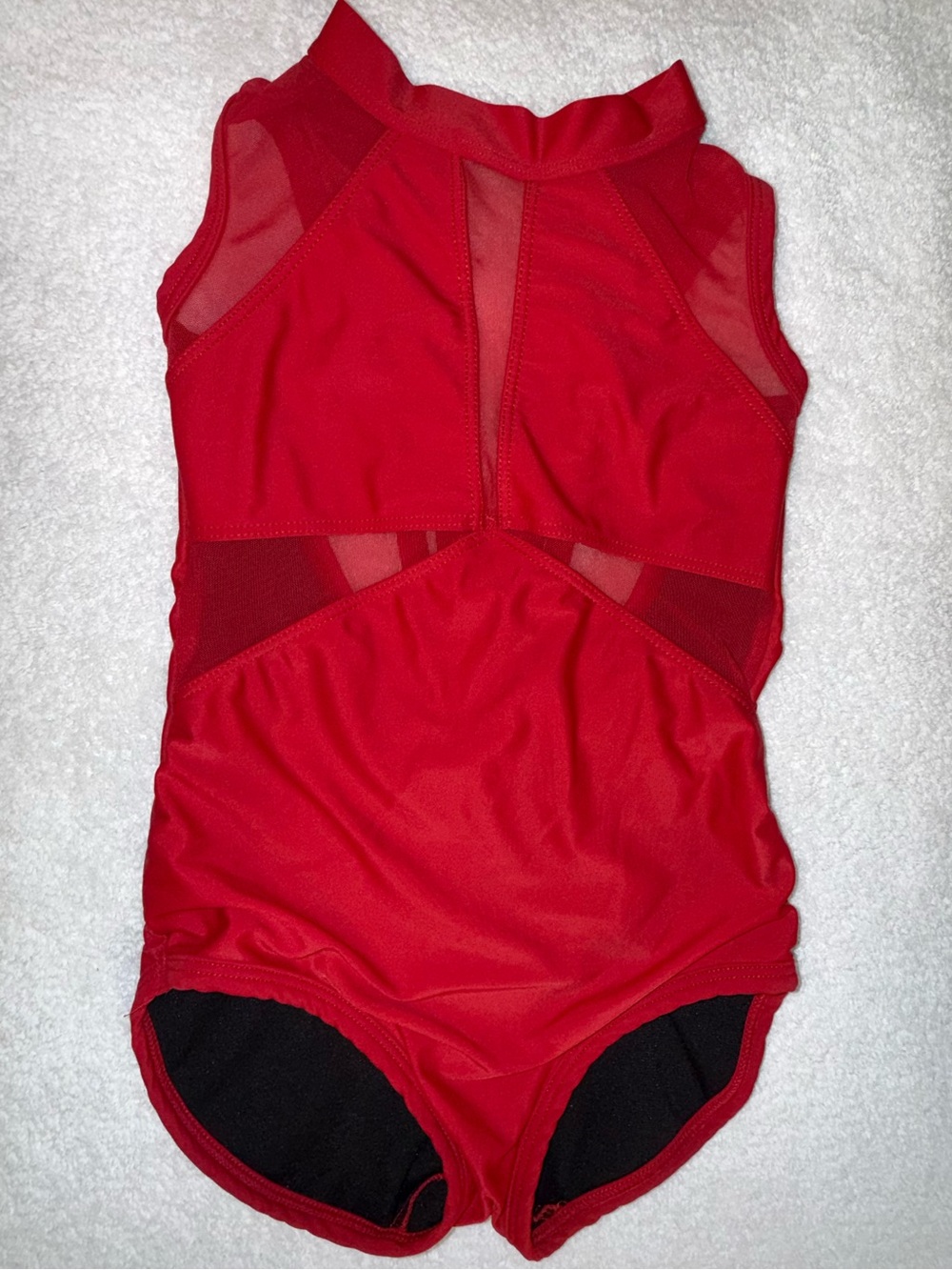 Five the Label Kids Red Sleeveless One-Piece Leotard Size Youth X-Large